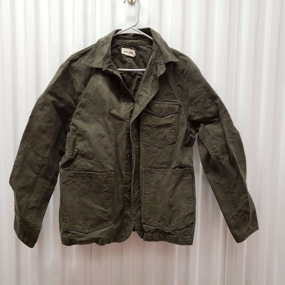 Taylor Stitch Distressed Green Jacket Sz 46